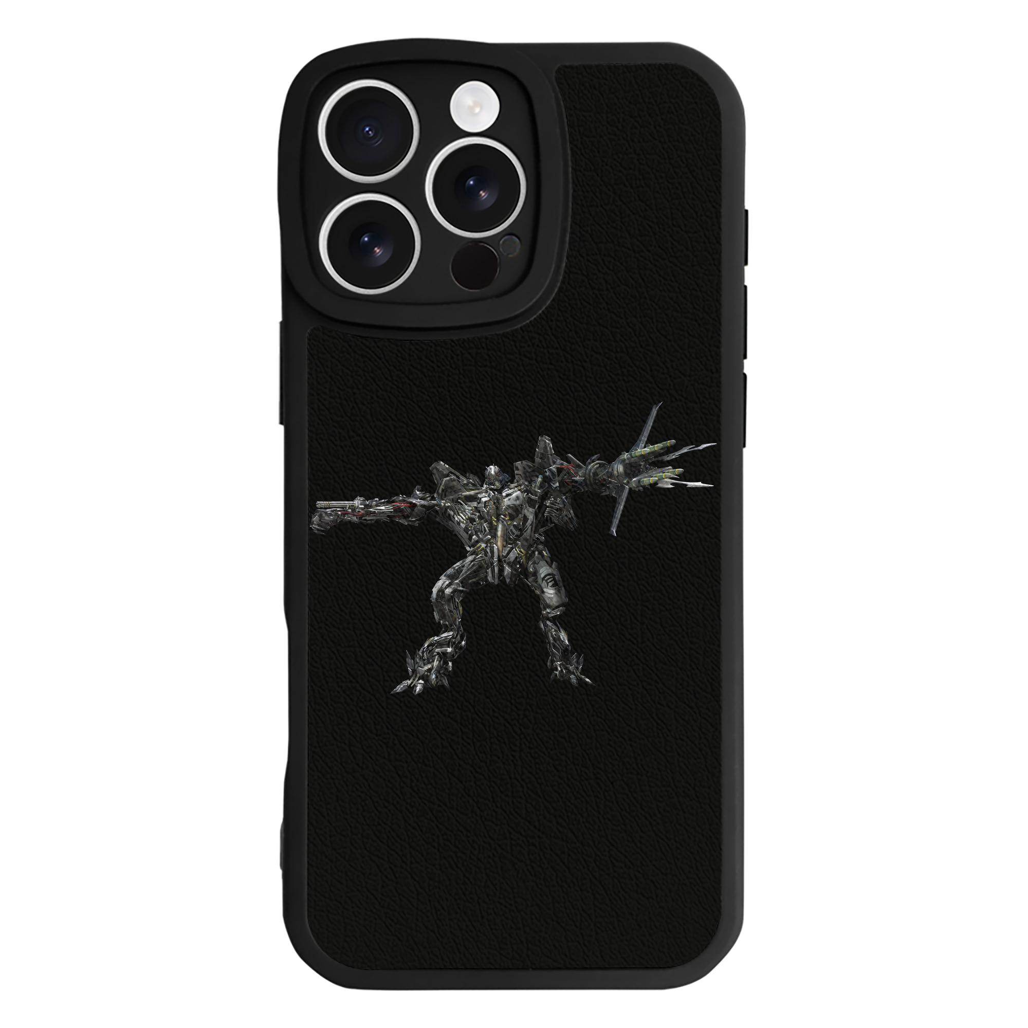 （画像用） Transformers トランスフォーマー 【iPhone 16シリーズ対応】シリコンスマホケース（レザー調） 材質：シリコン